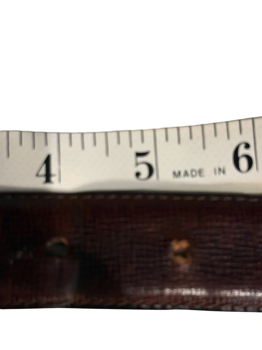 Italian leather brown belt size 36 by Down the Middle